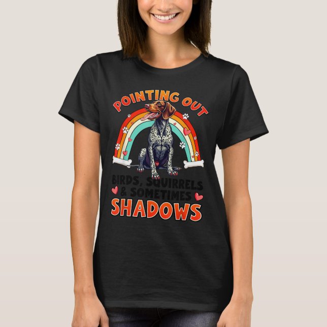 Funny German Shorthaired Inter Design For Dog Love T-Shirt (Front)