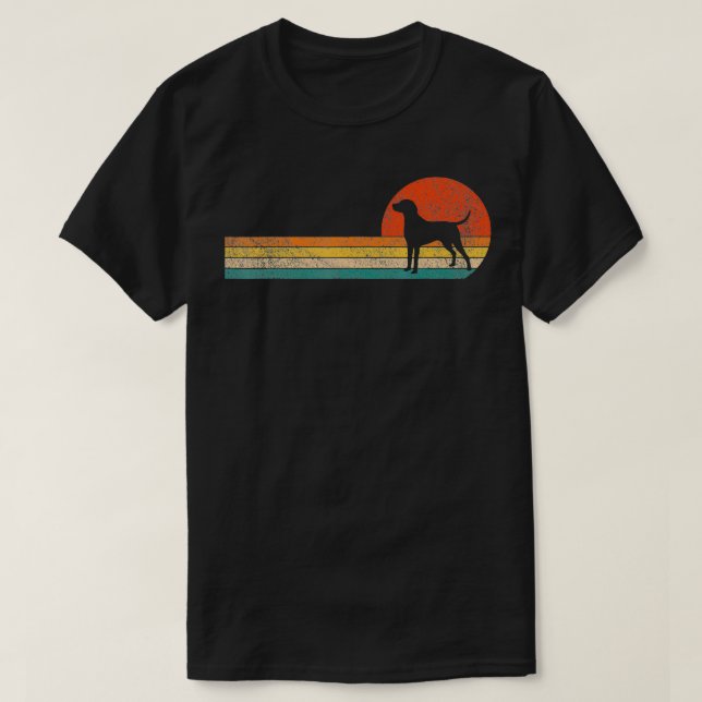 Funny German Shorthaired Pointer Dog Owner Retro V T-Shirt (Design Front)