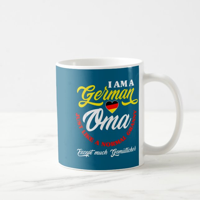 Funny Germany German Oma German Granny Deutsche Om Coffee Mug (Right)