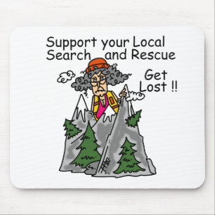 Funny Get Lost Mouse Pad