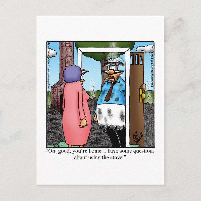 Funny "Get Married" Humour Postcard (Front)