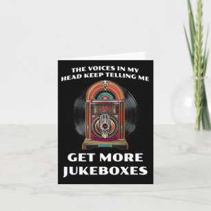Funny Get More Jukeboxes For 1950s Vinyl Juke Box Card