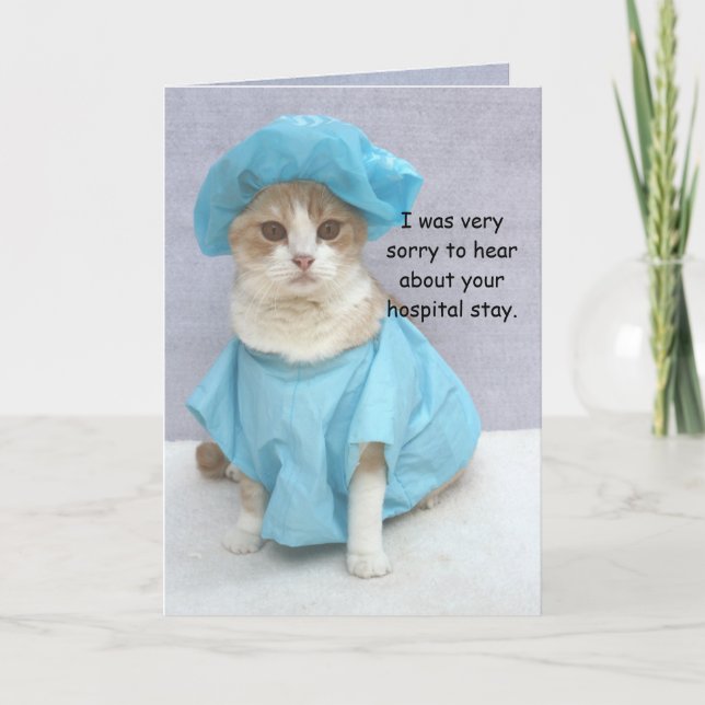 Funny Get Well Card (Front)
