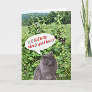 Funny Get Well card