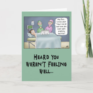 Funny Get Well Card: New Doctor Card