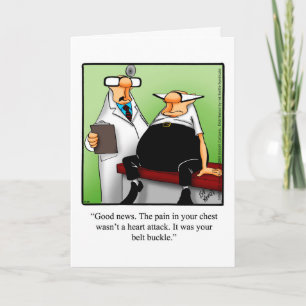 Funny Get Well Greeting Card