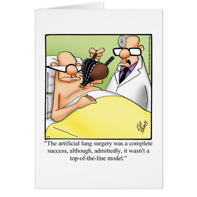 Funny Get Well Greeting Card "Spectickles" (Front)