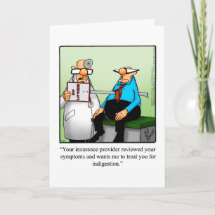 Funny Get Well Humor Greeting Card