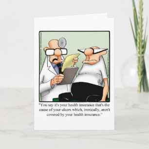 Funny Get Well Humour Greeting Card