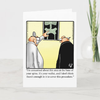 Funny Get Well Humour Greeting Card