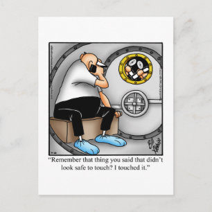 Funny Get Well Humour Postcard 