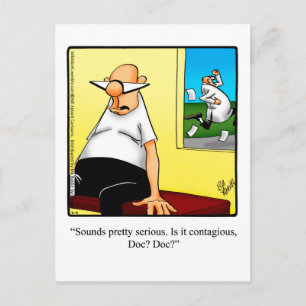 Funny Get Well Humour Postcard 