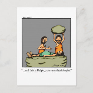 Funny Get Well Humour Postcard