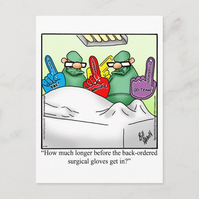 Funny Get Well Postcard (Front)