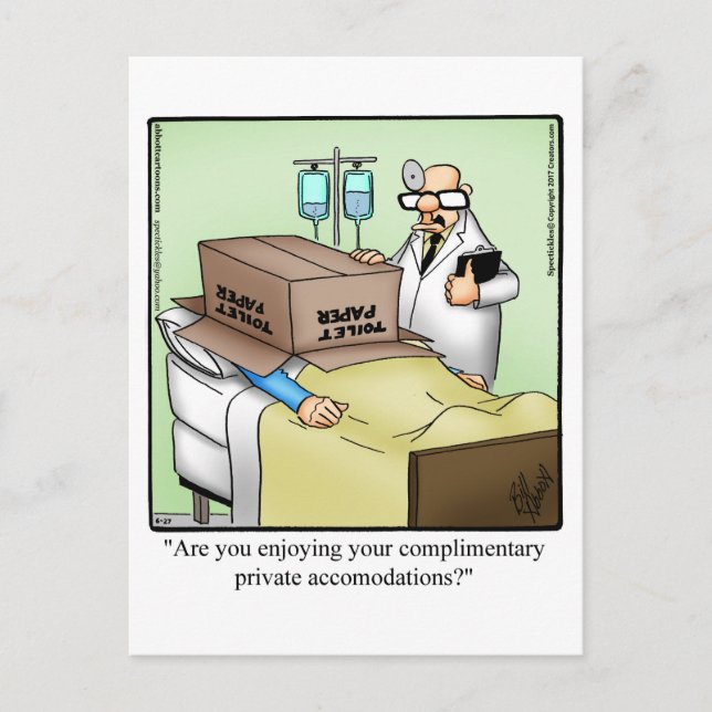 Funny Get Well Postcard (Front)