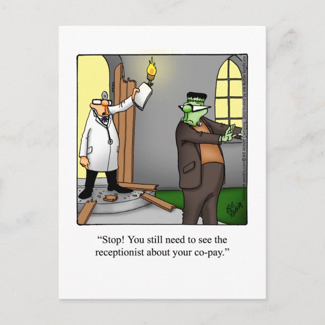 Funny Get Well Postcard (Front)