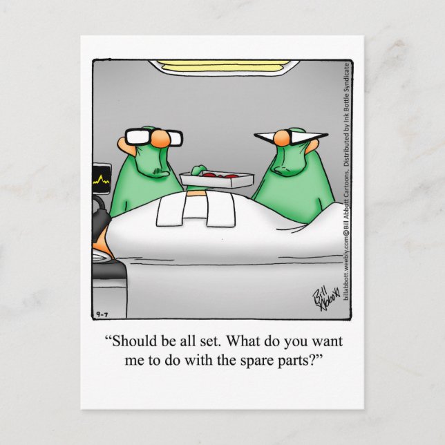 Funny Get Well Postcard (Front)