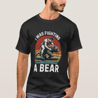 Funny Get Well Soon Broken Leg Surgery I Was Fight T-Shirt
