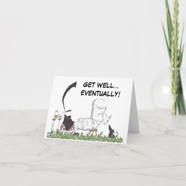 Funny Get Well Soon Card (Front)