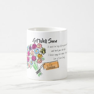 Funny Get Well Soon Jokes - Personalised Coffee Mug