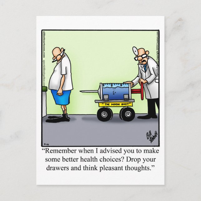 Funny Get Well Soon Postcard (Front)