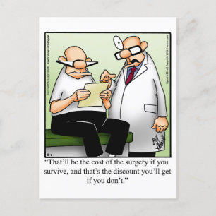 Funny Get Well Soon Postcard