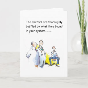 Funny get well wish for him card