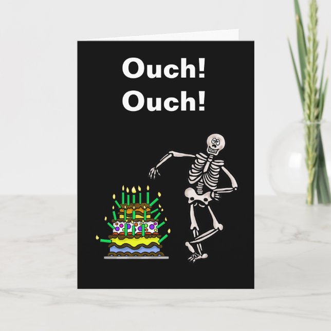Funny Getting Old Birthday Card (Front)