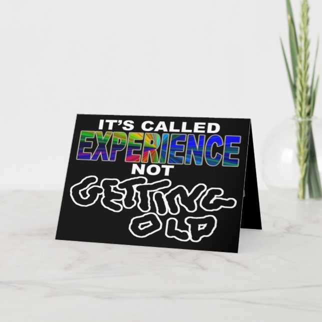 funny getting old birthday card (Front)