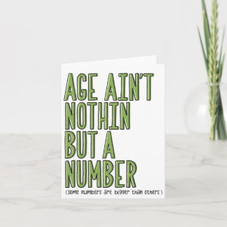 Funny Getting Old Birthday Card