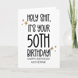 Funny Getting Older 50TH Birthday For Friend Card