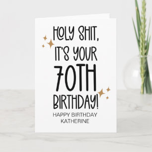 Funny Getting Older 70TH Birthday For Friend Card