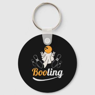 Funny Ghost Boo Booling Lover Lazy Halloween Costu Key Ring