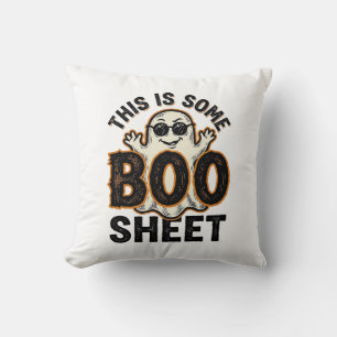 Funny Ghost Boo Sheet Vintage Halloween Shirt Desi Cushion