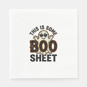 Funny Ghost Boo Sheet Vintage Halloween Shirt Desi Napkin