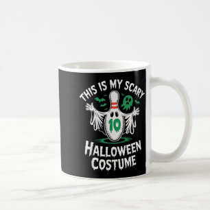 Funny Ghost Bowling League Team Halloween Humor Te Coffee Mug