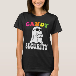 Funny Ghost Candy Security Halloween Costume Hallo T-Shirt