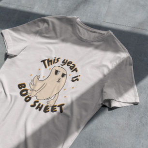 Funny Ghost Cartoon Halloween T-Shirt