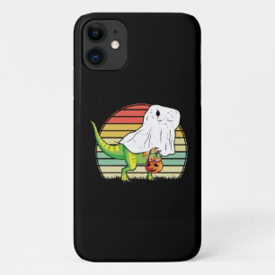 Funny Ghost Dinosaur Halloween iPhone 11 Case
