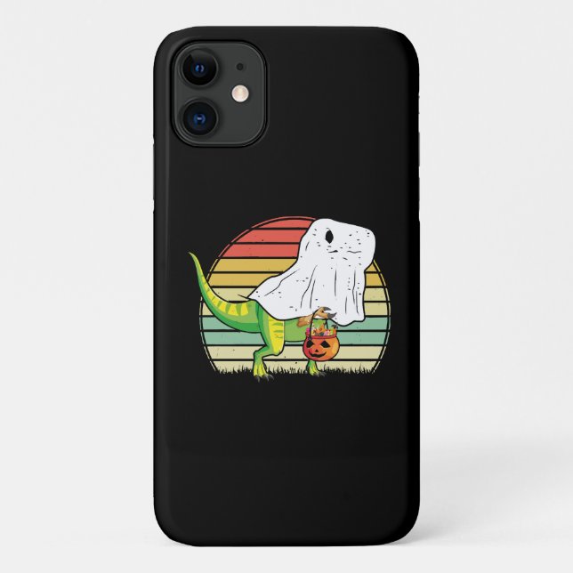 Funny Ghost Dinosaur Halloween Case-Mate iPhone Case (Back)