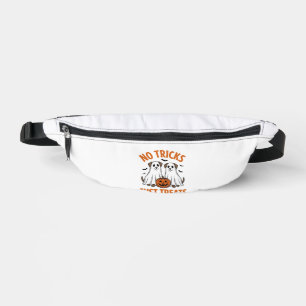 Funny Ghost Dog Halloween No Tricks Just Treats De Bum Bags