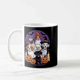 Funny Ghost Dog Halloween Shirt Halloween Dog Long Coffee Mug