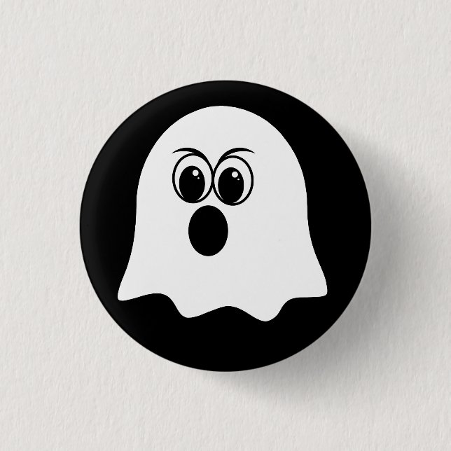 Funny Ghost emoji! 3 Cm Round Badge (Front)