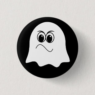 Funny Ghost emoji! 3 Cm Round Badge