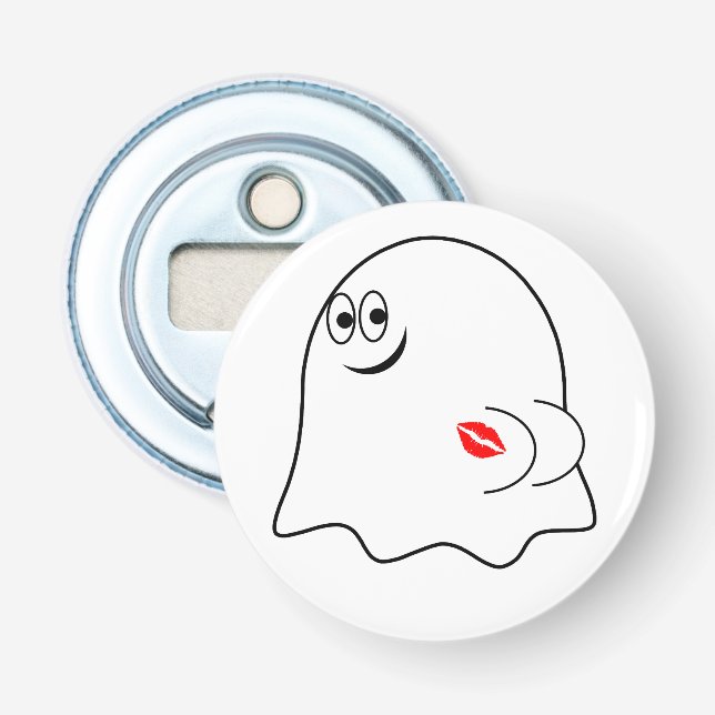 Funny Ghost emoji! Bottle Opener (Front)