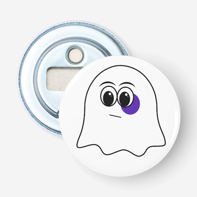 Funny Ghost emoji! Bottle Opener (Front)