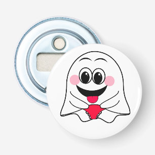Funny Ghost emoji! Bottle Opener