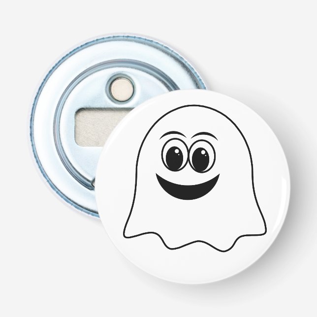 Funny Ghost emoji! Bottle Opener (Front)