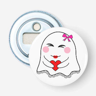 Funny Ghost emoji! Bottle Opener