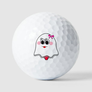 Funny Ghost emoji! Golf Balls
